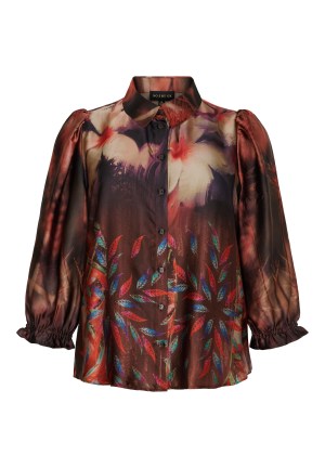 63387 - Deep Red w Meadow flowers - Extra 1